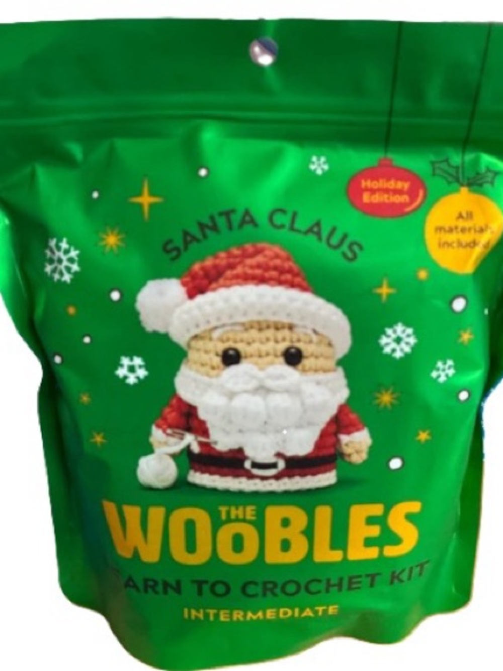 The Woobles Santa Claus Crochet Kit - Green
